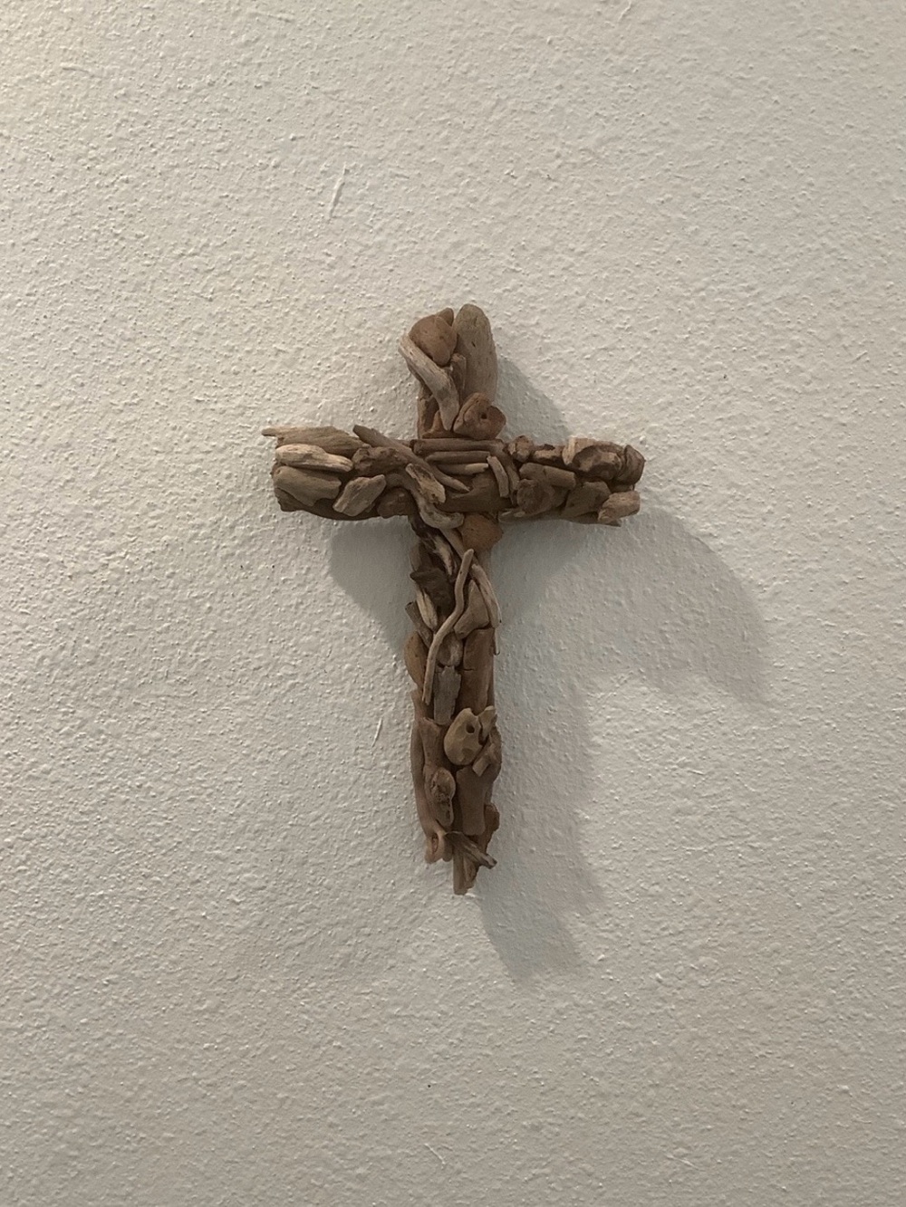 Driftwood Art, Driftwood Cross, Driftwood Coastal Art